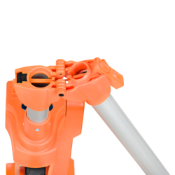 Odomètre Easy Wheel avant arrière pliable - Mesure mini 10 cm - Geo Fennel - Orange