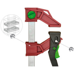 Serre-joint PAL presse légère à serrage rapide Piher