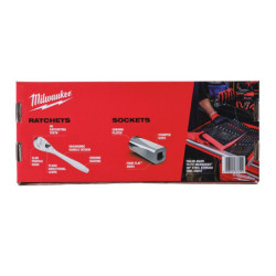 Module mousse servante douilles et cliquets 3/8 32 pièces - MILWAUKEE