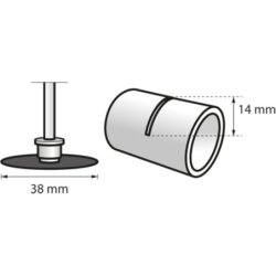 Disque à tronçonner métaux EZ SpeedClic Ø38 mm Lot de 12