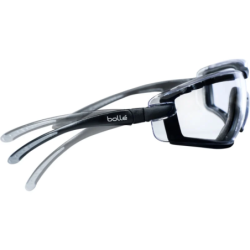 Lunette de sécurité légère Cobra Bollé incolore traitement Platinum mousse intégrée