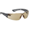 Lunette de sécurité RUSH+ Bollé bronze traitement Platinum Gris Noir
