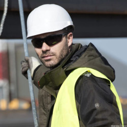 Lunette de sécurité ultra légère Silium+ Bollé fumée traitement Platinum