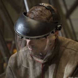 Écran facial complet relevable Sphere contre les arcs électriques et incolore