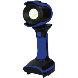 Lampe torche bleu LED Multi Batteries 1500 lumens