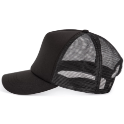 Casquette Trucker KP111 à 5 panneaux Noire