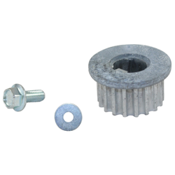 Pignon moteur avec vis et rondelle pour bétonnières Altrad BI 190 F BI 190 TF LB 140 B165 et B180 LB