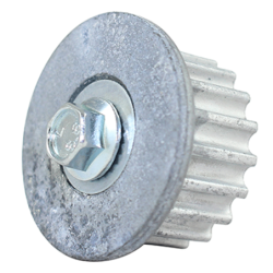 Pignon moteur avec vis et rondelle pour bétonnières Altrad BI 190 F BI 190 TF LB 140 B165 et B180 LB