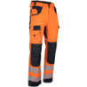 Pantalon homme Haute Visibilité Polarisation Orange Fluo et Marine