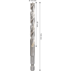 Foret hélicoïdal PRO Wood HSS