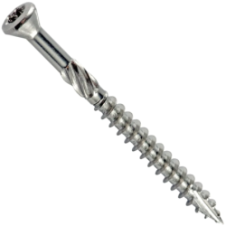 Vis terrasse bois T25 inox A2 filetage partiel M5