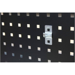 Broche simple courte pour panneau perforé