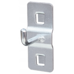 Broche simple courte pour panneau perforé