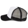 Casquette trucker 5 panneaux Noir et White