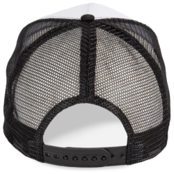 Casquette trucker 5 panneaux Noir et White