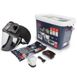 Masque respiratoire à ventilation assistée JSP PowerCap Active avec casque et écran
