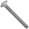 Vis à métaux tête ronde collet carré Inox A4 DIN 603 ISO 8677