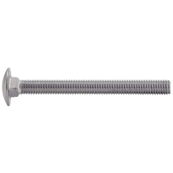 Vis à métaux tête ronde collet carré Inox A4 DIN 603 ISO 8677