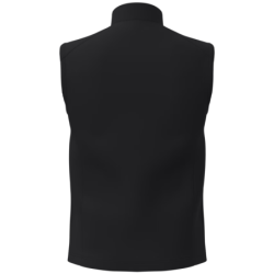 Bodywarmer softshell 2 couches unisexe noir