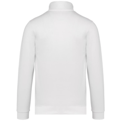 Veste molleton zippée homme K472 blanc