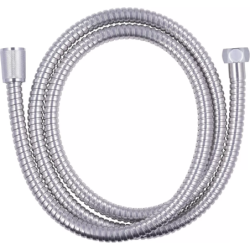 Flexible double agrafage en inox chromé raccords standards femelle F 1/2 175cm