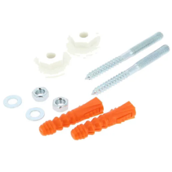 Ensemble complet de fixation pour lavabo sur paroi pleine - RAM - Diamètre 14 mm - Lot de 2