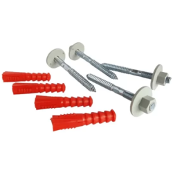 Ensemble complet de fixation chauffe eau - RAM - Longueur 120 mm - Diamètre 10 mm - Acier
