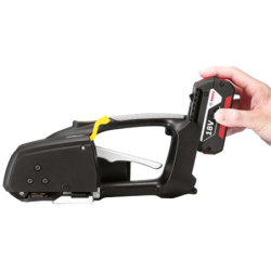 Tendeur cerclage feuillard plastique 9 à 13 mm à batterie 18V 5Ah Bosch avec chargeur