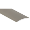 SEUIL COUVRE JOINT DEMI BOMBE EPAISSEUR 2.4mm SEUIL 40mm LONGUEUR 2.70M-ALU TITANE