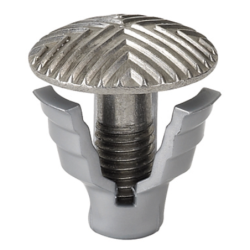 Clou podotactile métallique en inox à sceller spécial extérieur Ø25 mm lot de 200
