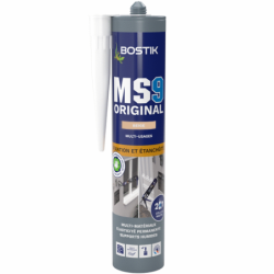 Mastic multi-usages colle et joint Bostik MS9 Original cartouche 300ml