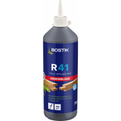 Colle vinylique bois R41 Bostik assemblage et placage bois spécial 3D