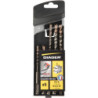 Coffret de 5 forets béton Diager Booster-plus SDS Plus 6 à 10 mm