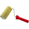 Rouleau de peinture jetable pour façades L'Outil Parfait - Poils méchés longs 18 mm - Avec monture