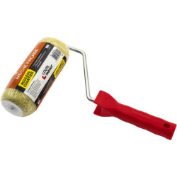 Rouleau de peinture jetable pour façades L'Outil Parfait - Poils méchés longs 18 mm - Avec monture