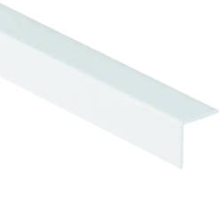 Cornière d'angle pvc blanc 40 x 40 mm longueur 2.75 m