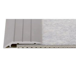 Arrêt lino dénivelé Alu incolore largeur 30 mm longueur 2.70 m - adhésif