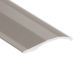 Seuil de porte multi niveaux en aluminium titane adhésif 40 mm x 2.7 m