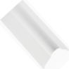 Embout pour cornière d'angle CORNEROM CHOC blanche 60 x 60 mm