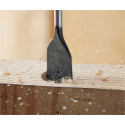Mèche à bois plate attachement quick-lock - Longueur 152mm