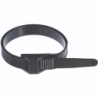 Collier d’installation pour tube et câble électrique - noir