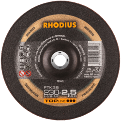 Disque à tronçonner pour inox FTK 38 Rhodius