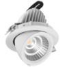Spot blanc LED encastrable réglable Ø85mm lampe 5W tête inclinable A+