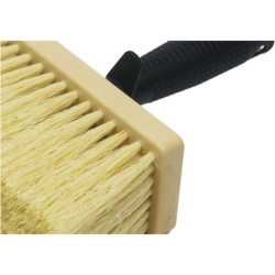 Brosse à encoller L'Outil Parfait - 15 cm - Fibres blanches naturelles de Tampico - Sortie 75 mm