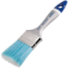Pinceau brosse plate pour peinture acrylique Virole acier nickelé Manche polyproylène