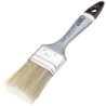 Pinceau brosse plate mince pour lasure Virole acier nickelé Manche polypropylène