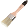 Pinceau brosse plate épaisse pour traitement du bois Virole acier nickelé Manche verni
