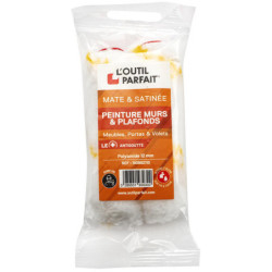 Rouleau patte de lapin spécial murs et plafonds L'Outil Parfait - Largeur 110 mm - Vendu par 2