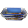 Barquette aluminium empilable capacité 1 litre lot de 5