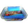Barquette aluminium empilable capacité 2 litres lot de 5